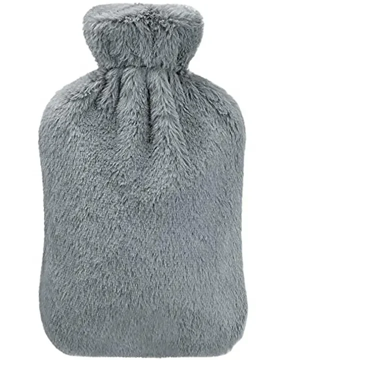 Симпатичная бутылка для горячей воды с сумкой из натурального каучука, теплая сумка для горячей воды