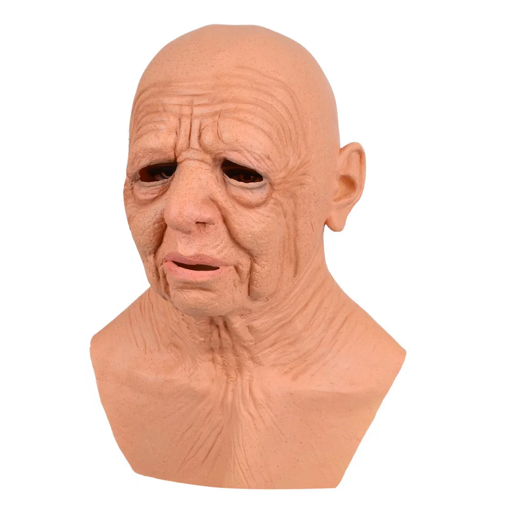 M2 Store | Maschera Vecchio Sdentato Lattice Con Capelli | Carnival Toys - Foto 2