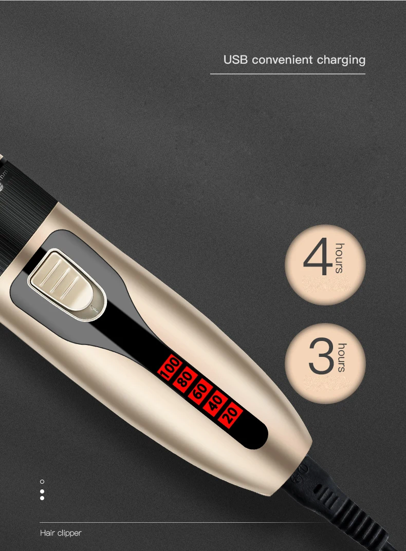 Europe Best Selling Professional Barber Electric Cordless Body Hair