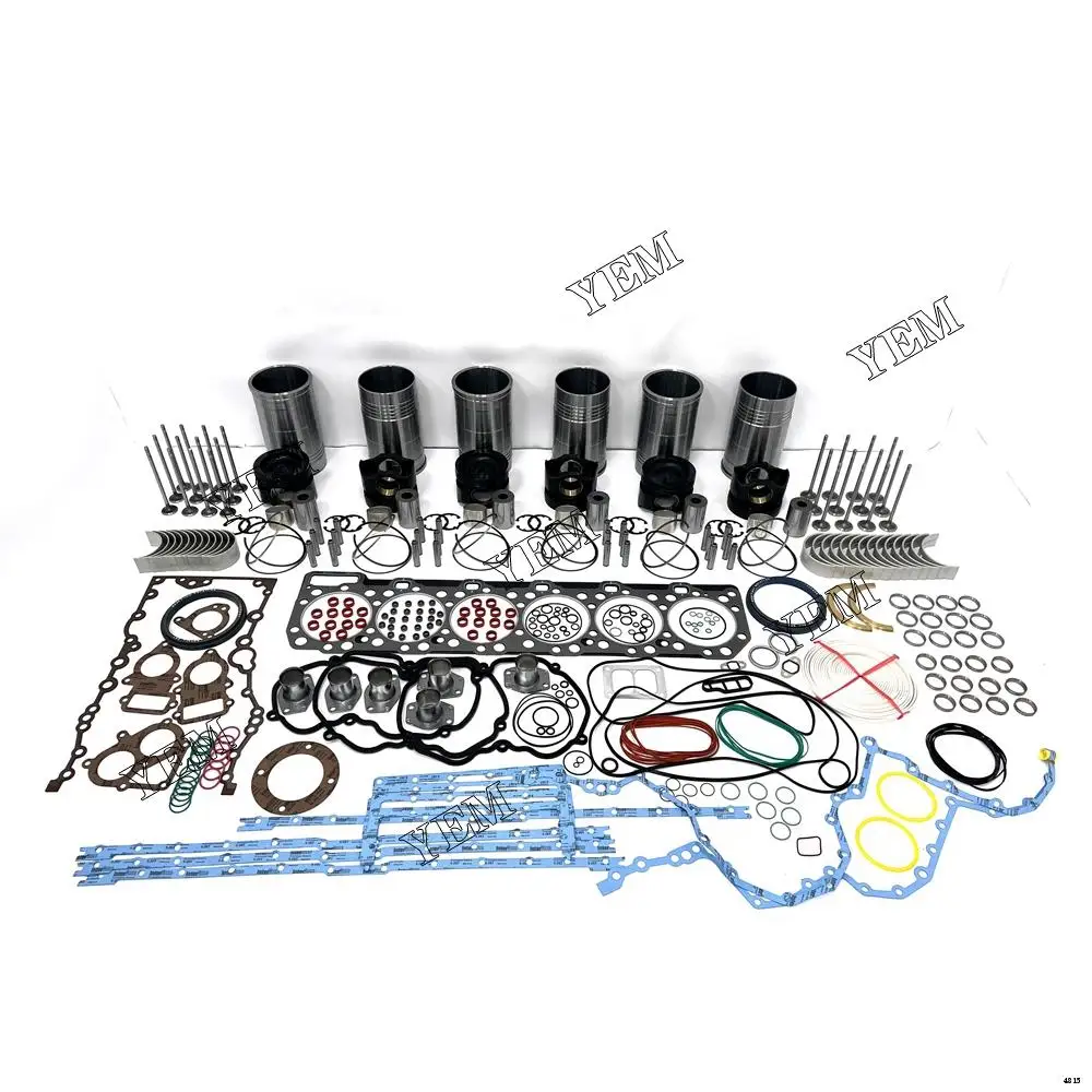 Repair Kit With Overhaul Gasket Set Piston Rings Liner Bearing Valves Fit for Caterpillar C18