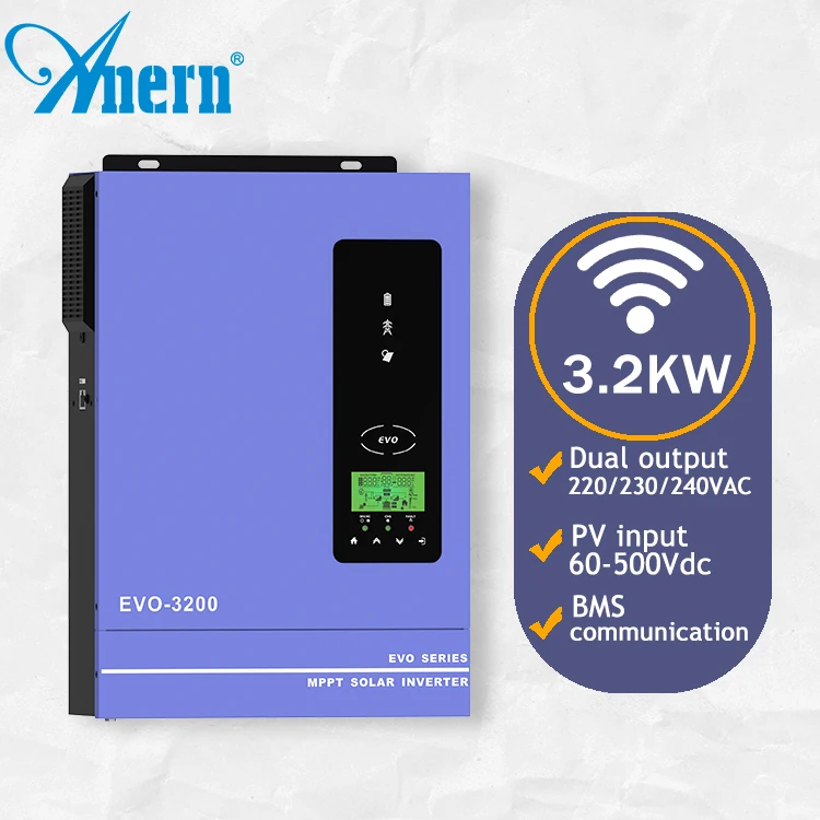 Anern Split Phase Micro Inversor Solar 3000w 5000w 110v Mppt Hybrid Solar Inverter