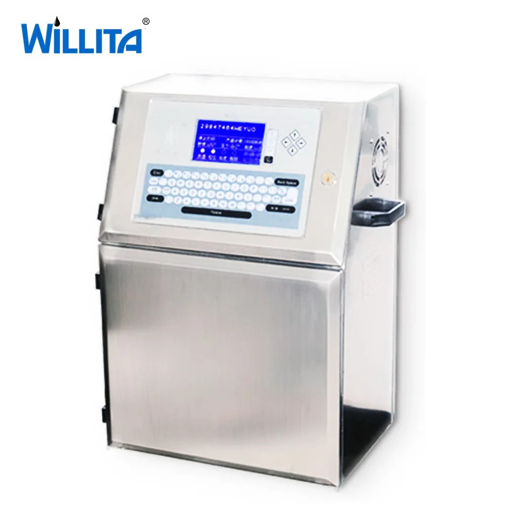Willita Expiry Date Lot Number Series Number Cij Printing Machine for Cans Bottles Bags