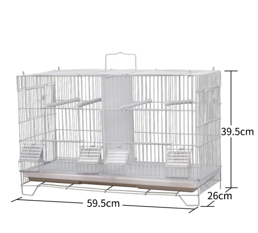 Sample Free Galvanized Anti Rust Bird Cage For Parrot Birds With All
