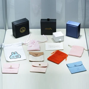 JUSTOP Custom New Design Magnetic Snap Lid and Base Ring Necklace Gift Packaging Luxury Leather Jewelry Box Set