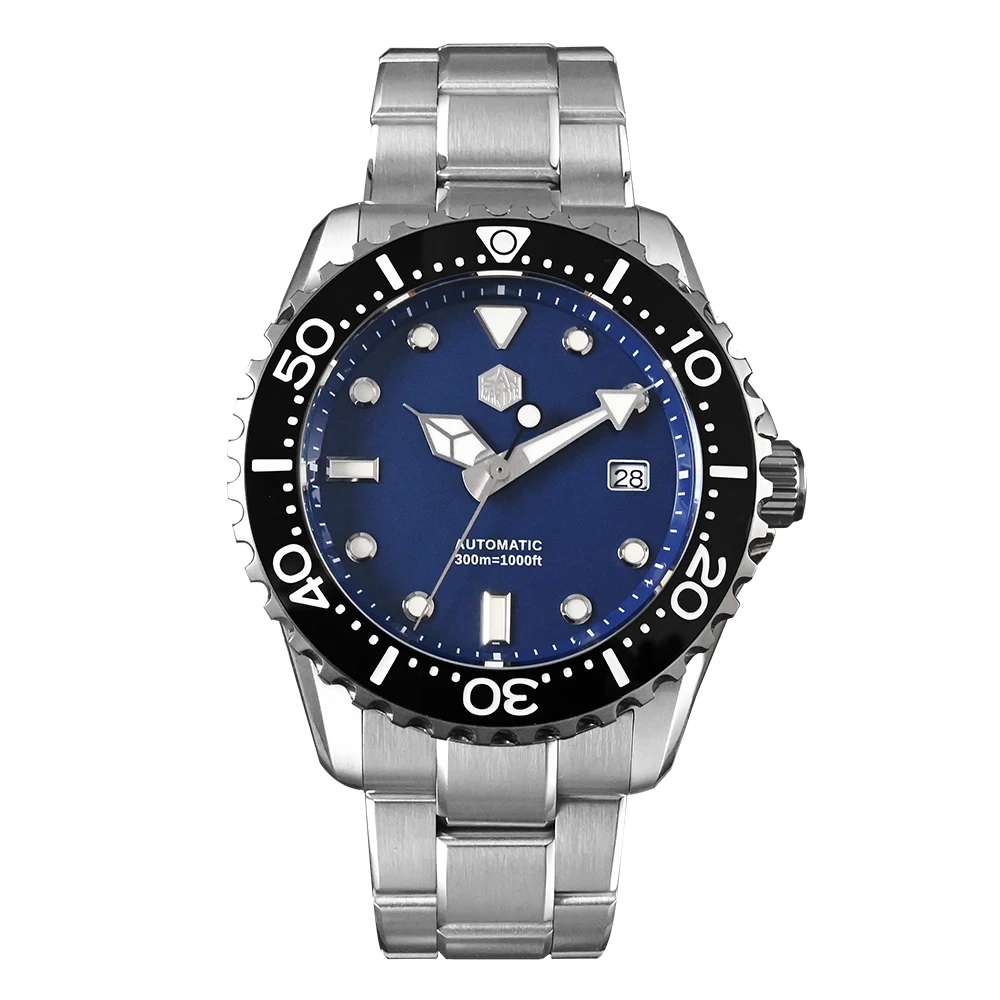 San Martin SN0009 Luxury Men's Diver Watch with NH35 Automatic