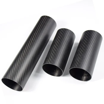 KT  custom carbon fibre pole tubing rod tapered 3k carbon fiber tube Carbon fiber taper tube