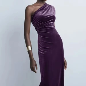 Luxury Women's Floor-Length Maxi Dress Elegant Ballroom Seamed Cocktail with Maid Attire Unlimited Guest Accessory