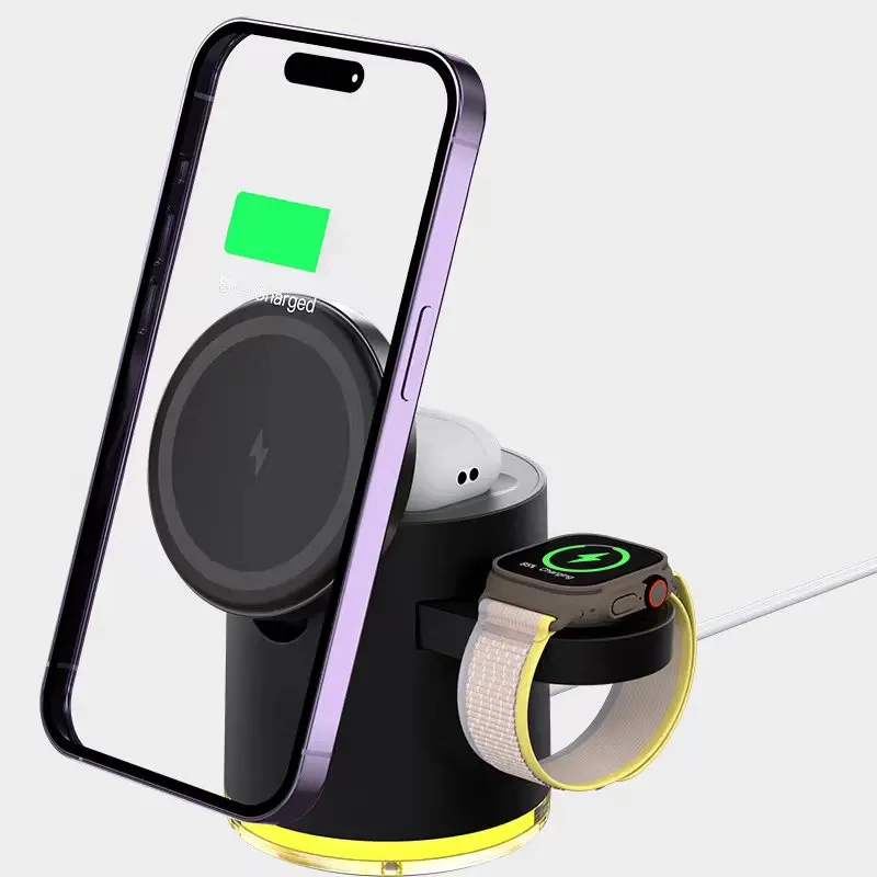 Qi2 in Cube Foldable Wireless Charger for Iphone