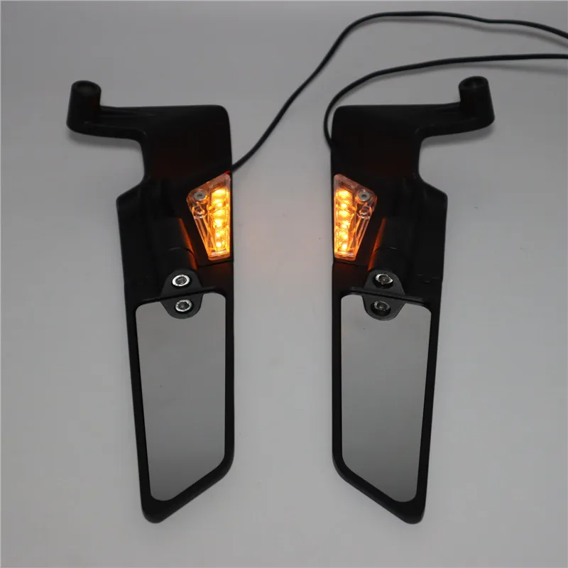Espejos Retrovisores Rotatorios de Alta Luminosidad para Motocicleta, Intermitentes, Espejo Retrovisor para Motocicleta, Espejo Retrovisor para Motocicleta para Z900 Z650 KTM MT07
