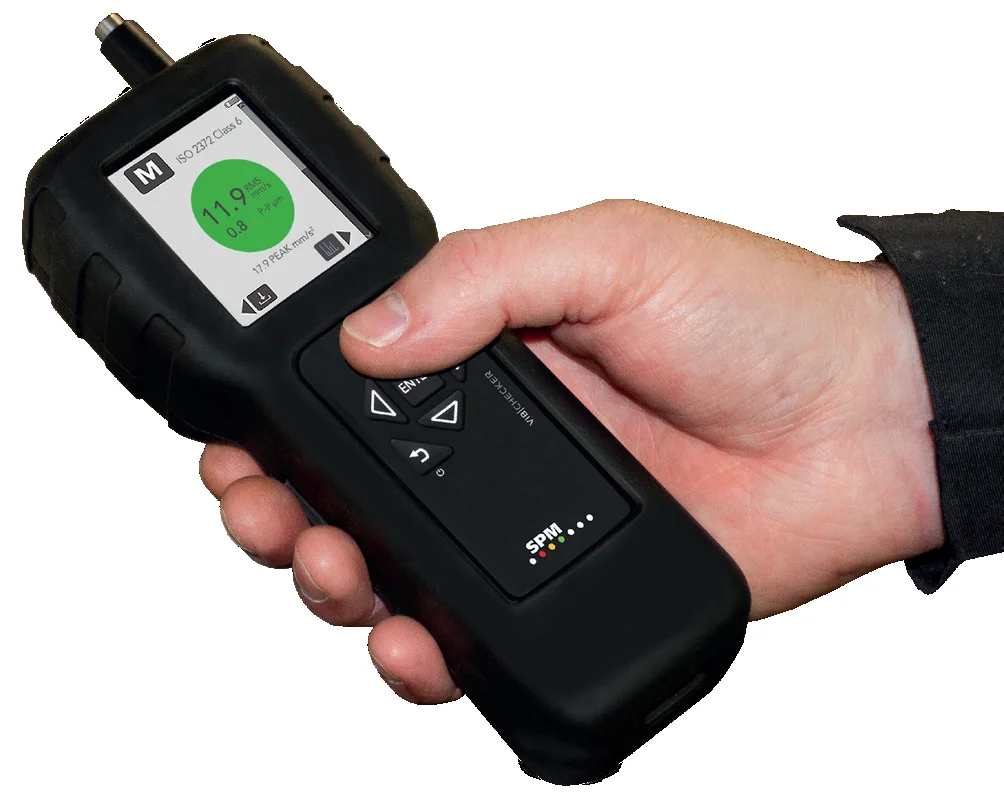 SPM Portable Vibration Meter VC250 Bearing Fan Motor Pump Compressor On-site Vibration Monitoring Instrument