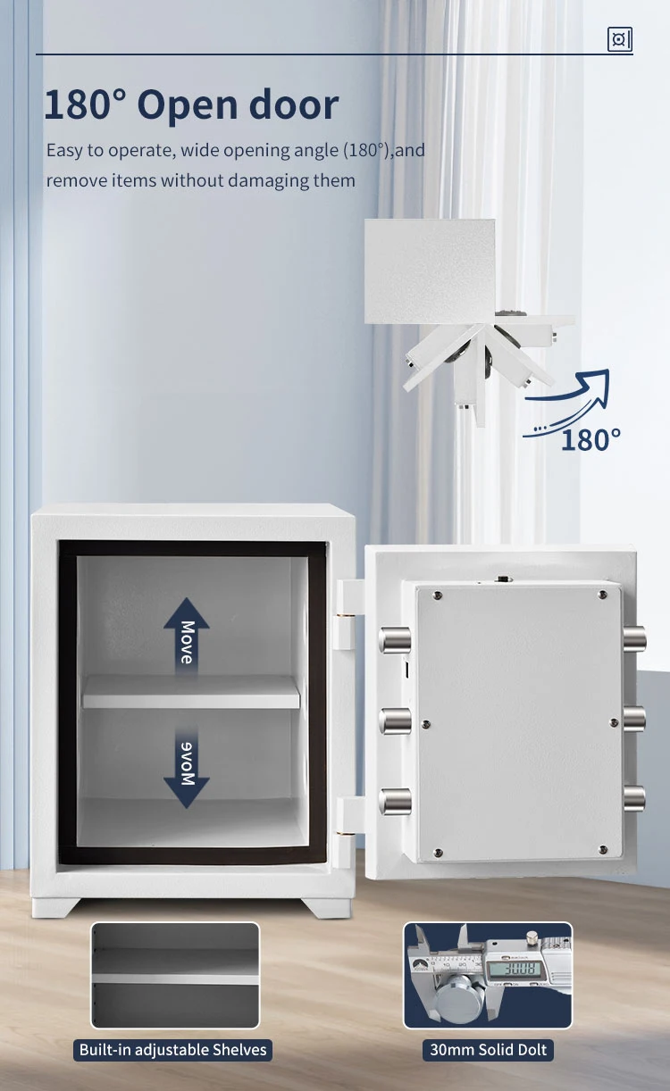 CEQSAFE Fireproof Office Home Safe Money Box Metal Fireproof Safe Lock Box with Fireproof Safe supplier