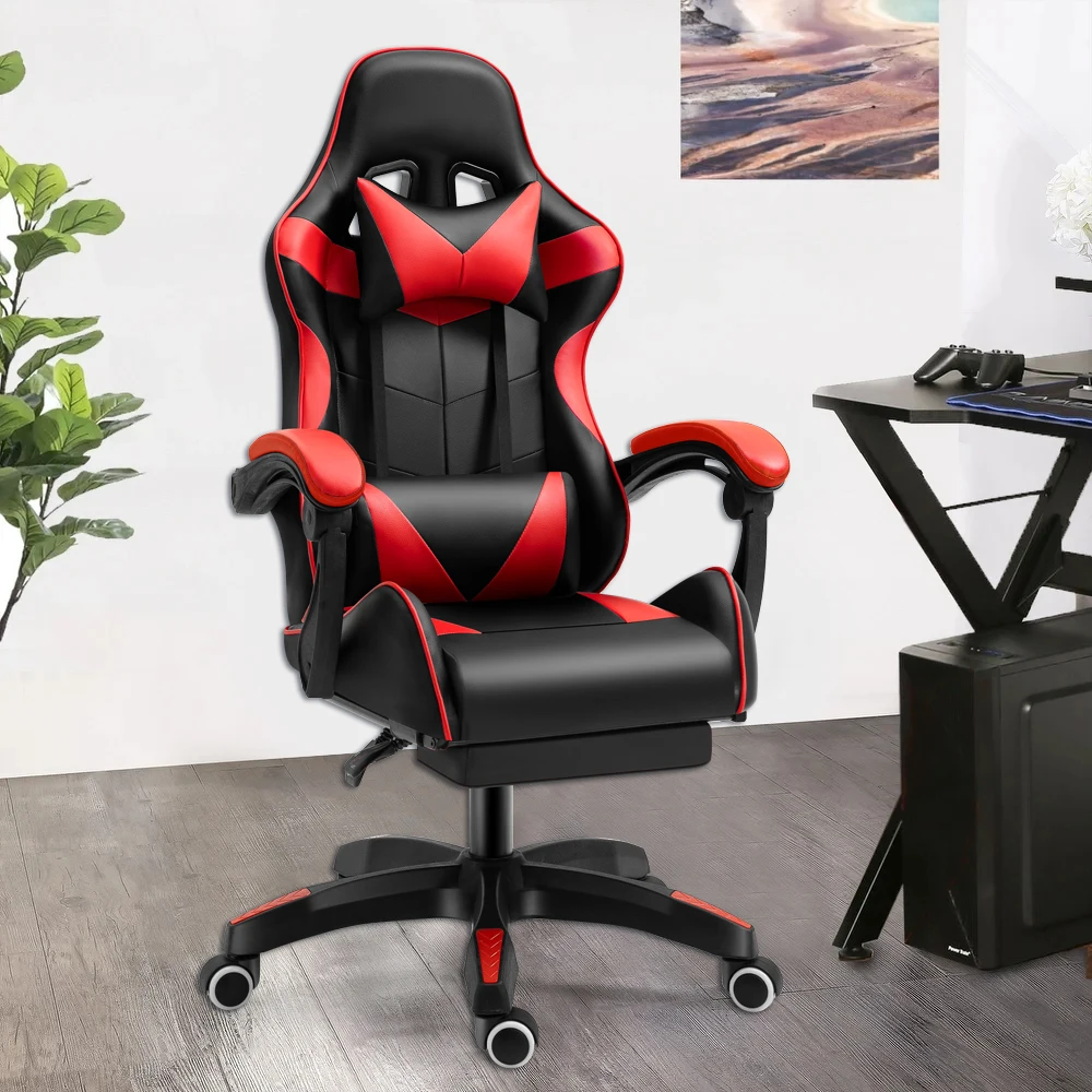 High Quality Pu Leather Office Gaming Chairs With Roller Adjustable