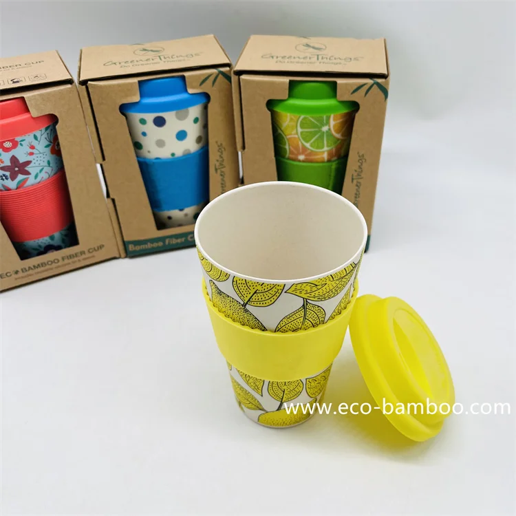Rice Husk Bamboo Fiber Coffee Mug Cups - China Bamboo Fiber Cup