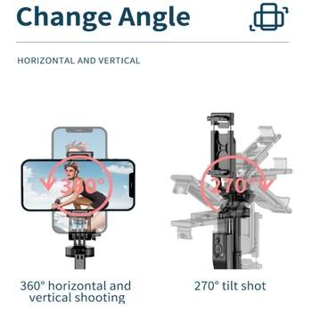 Lightweight Studio Video Multifunctional Umbrella Stand Balance Steady Portable Bt Extendable Selfie Stick Tripod product image
