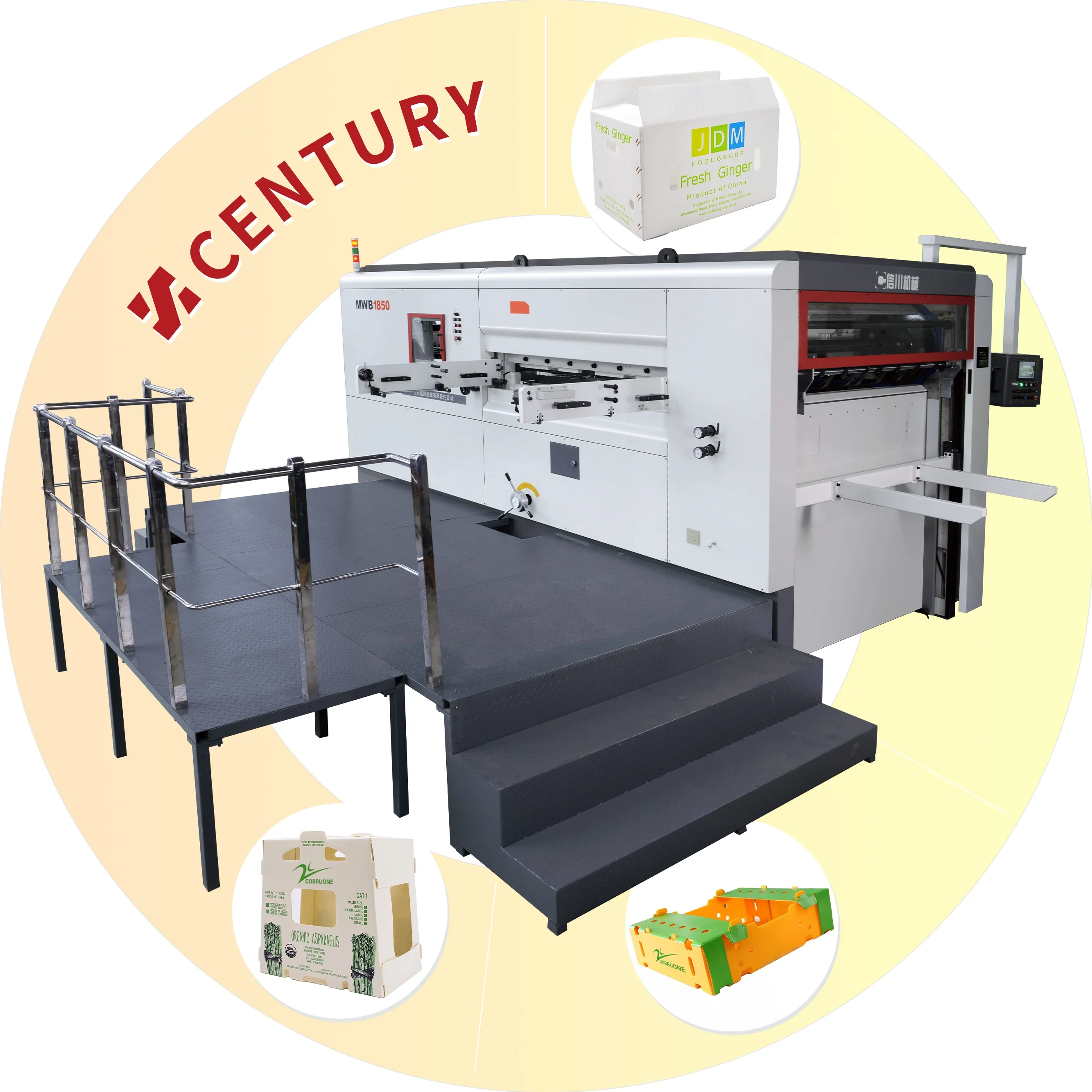 semi automatic die cutting machine MWB2100 flat bed die cutting machine and DIE CUT