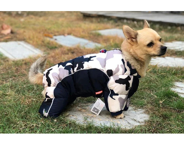 Wholesale Custom Warm Pet Winter Coat Thick Waterproof Reflective