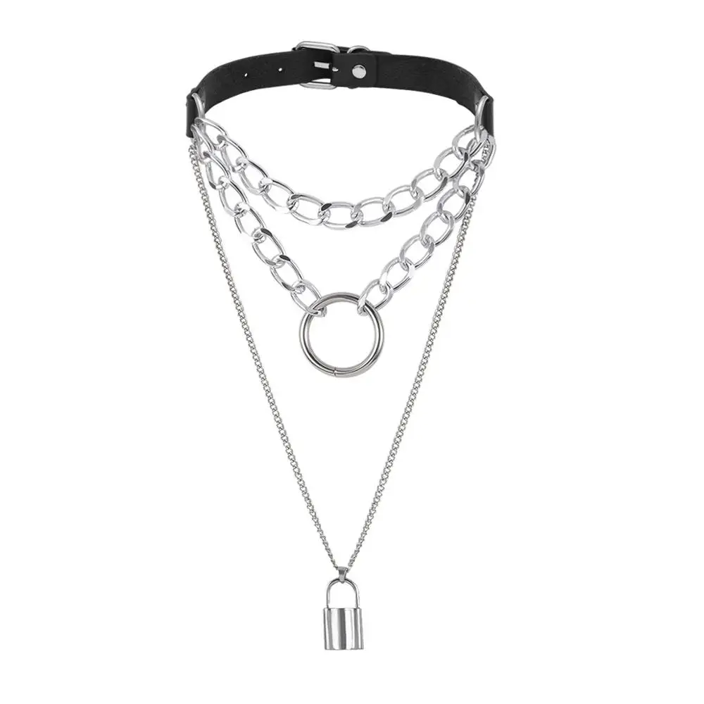transparent emo necklace
