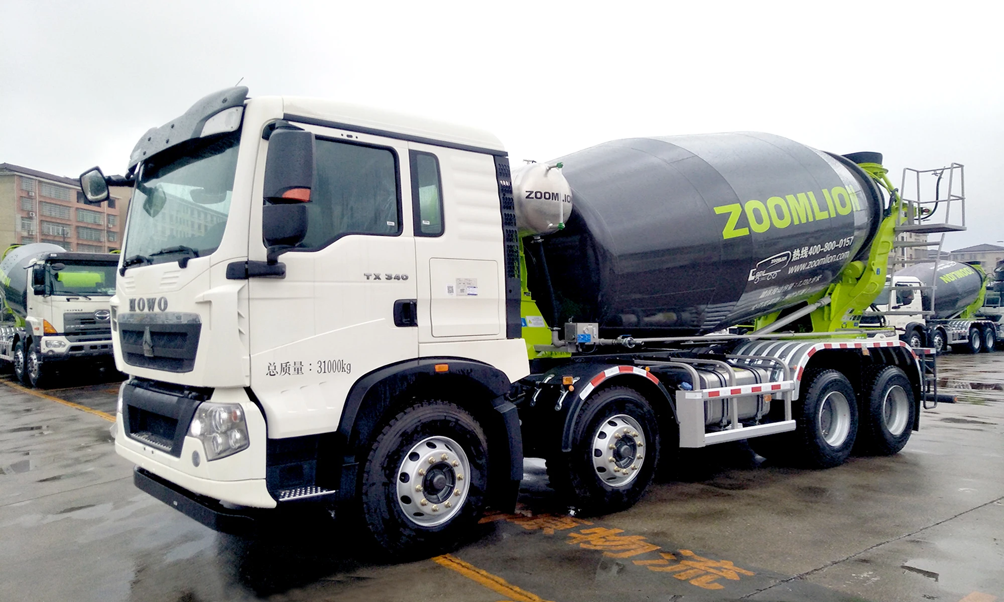 Concrete Mix Machine Mini Zoomlion 8m3 Concrete Mixer Truck Diesel Concrete Mixer