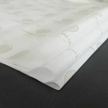 100pcs Custom Beautifully Personalized Logo White Gift Wrapping Tissue Paper For Packaging