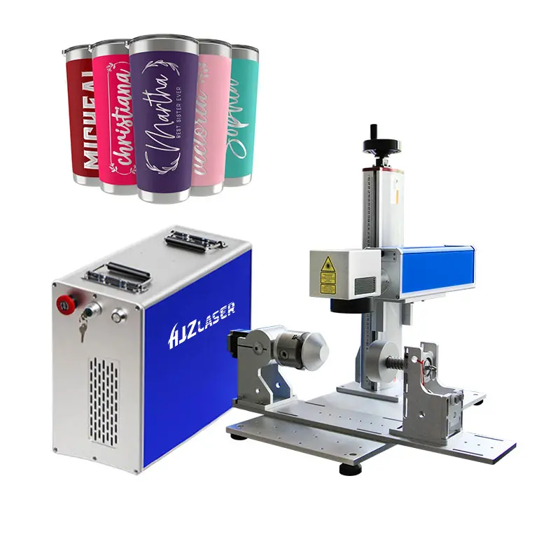 Fiber Laser Marking Machine for Personalized Custom Engraved YETI Tumbler or Tumbler Birthday Gift Unique Engraving