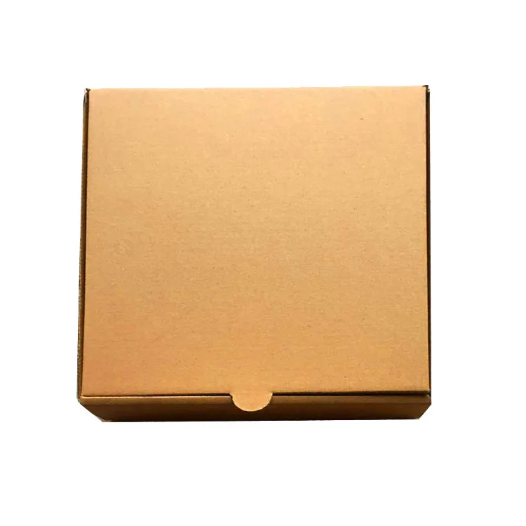 Brown Kraft Paper Thickened Pizza Box 6/7/8/9/10/11/12 Inch Pizza Packaging  Box For Home Party