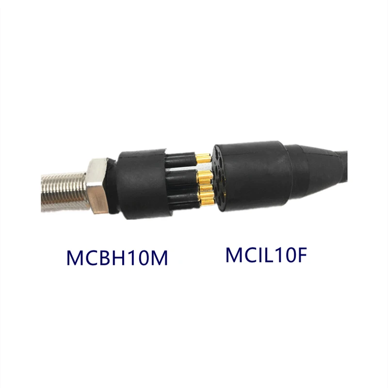 MCBH10F Underwater Connector Ip69 10 PIN Waterproof Subconn Pluggable Wet Subsea ROV Connector Seacon