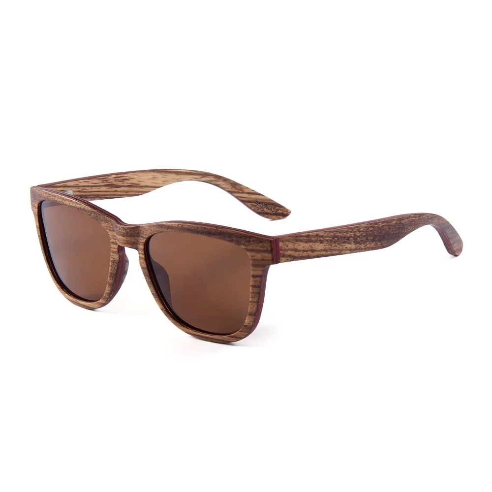 High Quality CE Polarized Sun Glasses with Your Logo Wood