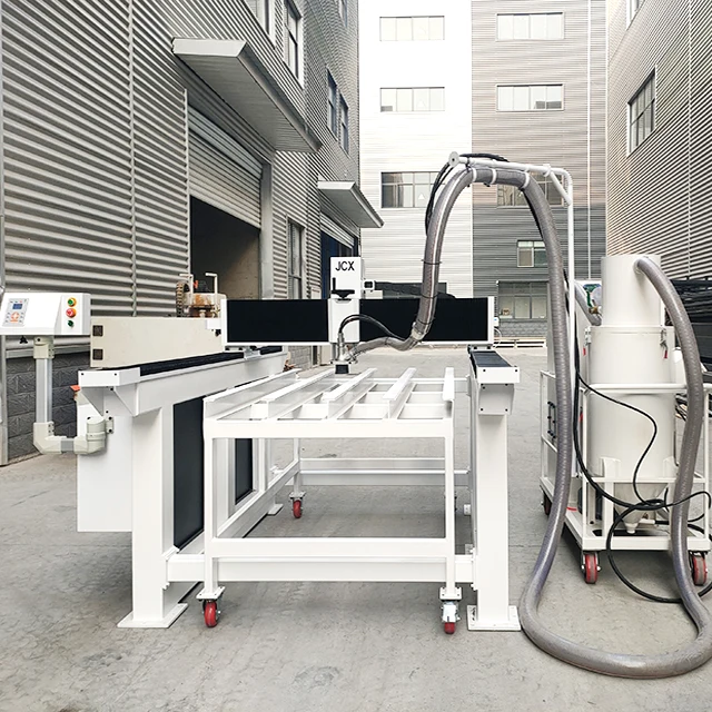 JCXstone CNC Sandblasting Machine for Letters Photos and Portraits on Stone Tombstones