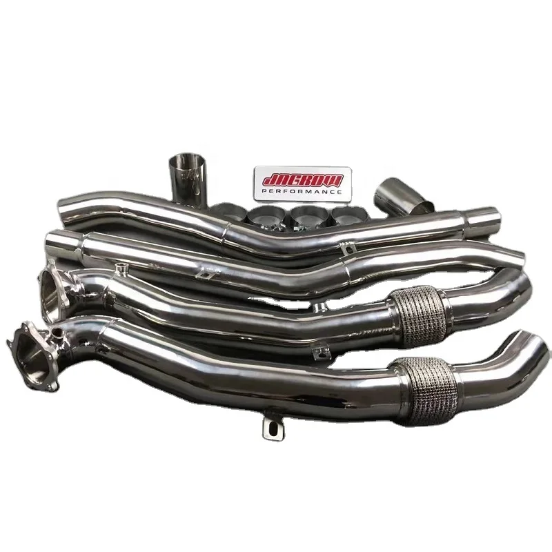 C7 S6 S7 RS6 RS7 4.0T Exhaust Downpipe C7 S6 S7 RS6 RS7 4.0T SS304 Exhaust Pipes RS6 C7 S6 S7 Auto
