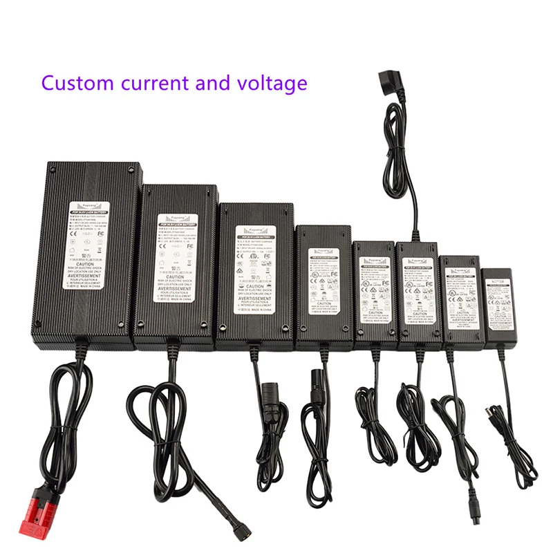 48v 3a 4a 5a 10a 12a 15a 18a 20a 25a 30a 40a Lithium smart golf car li -ion battery charger for 30a batte xt-60 plug