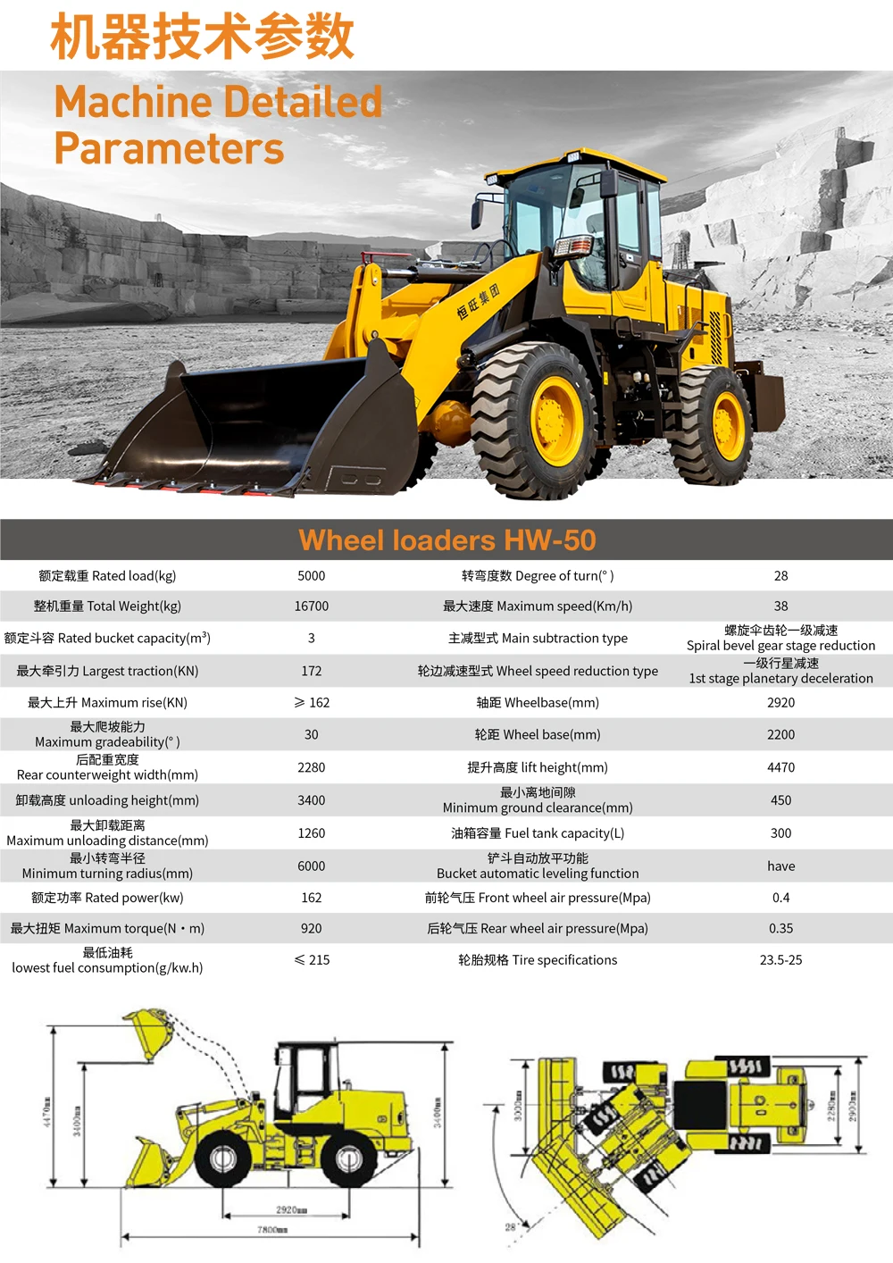 HW-30 Wheel Loader supplier