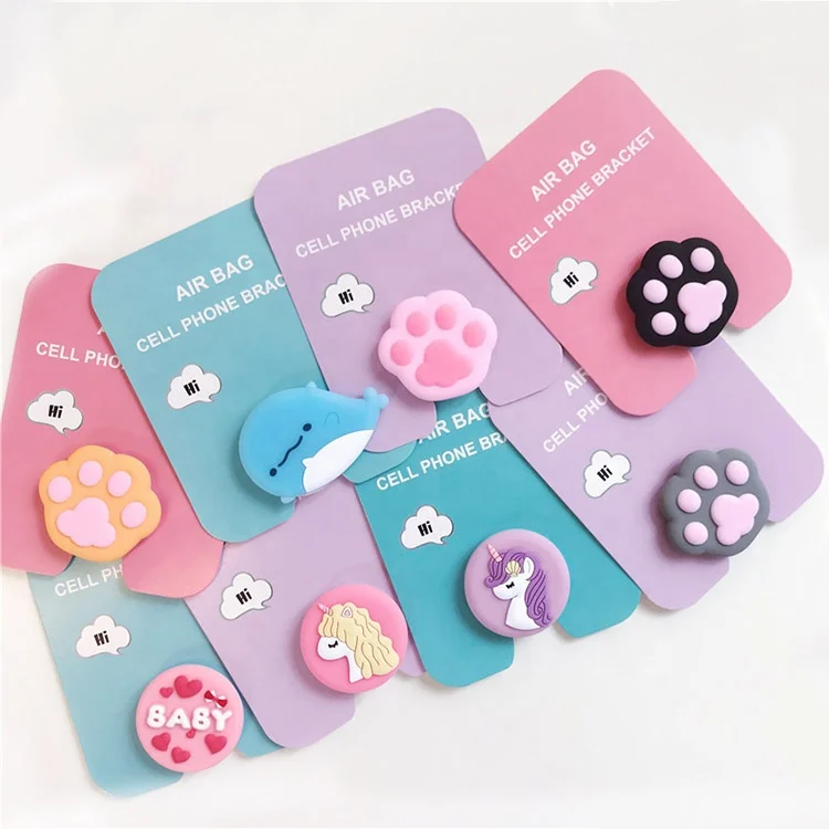 
 Популярный кронштейн для мобильного телефона, складной многофункциональный универсальный держатель для мобильного телефона в виде милой кошачьей лапы  