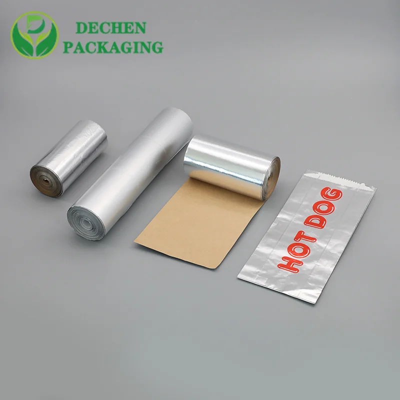 Aluminum Foil Laminated Paper Roll Food Grade - Butter &amp; Ice Cream Packaging