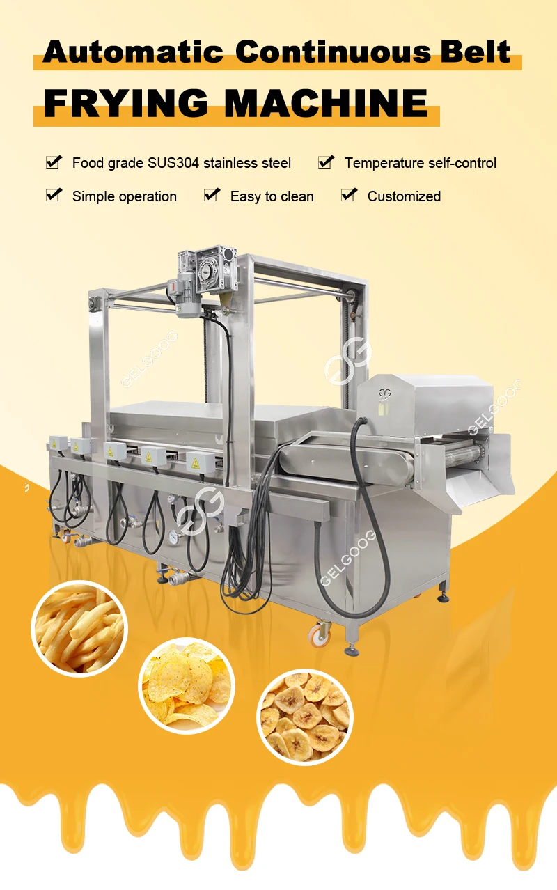 Gelgoog 500Kg/H 800Kg/H Farsan Gulab Jamun Local Garri Murukku Vada ...