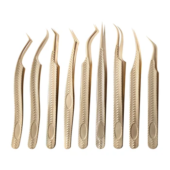 MASSA Wholesale Professional High Quality  Lash Tweezers  Eyelash Extensions Beauty Tool Eyelash Extension Tweezers