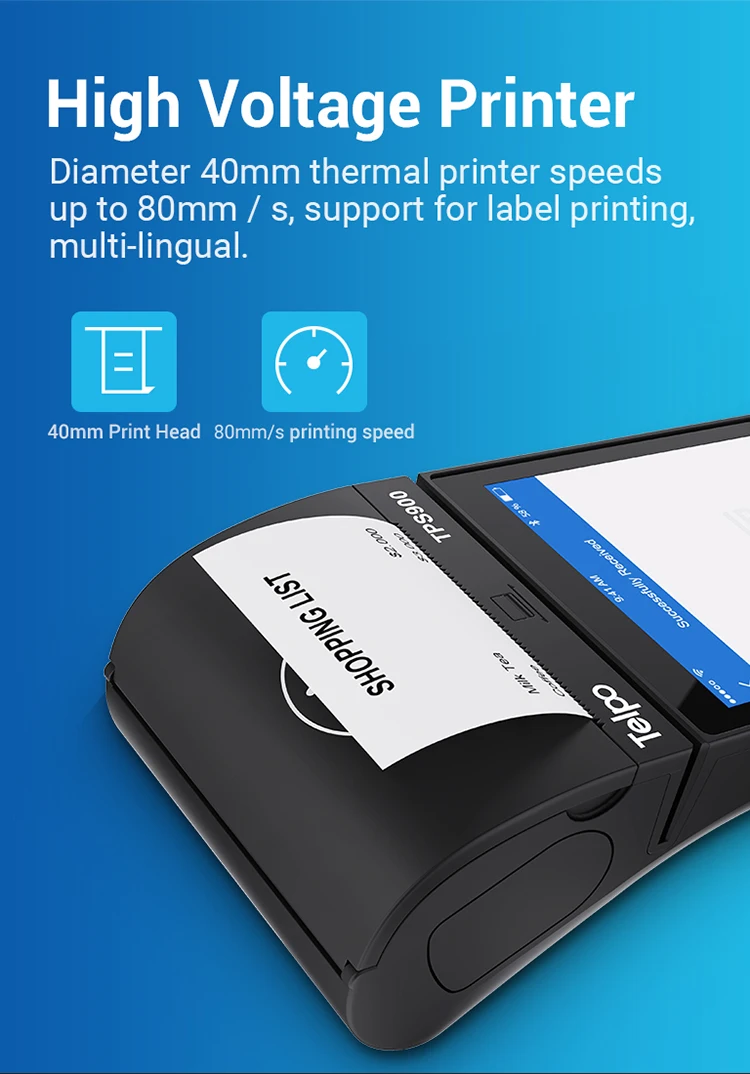 Android 10 Contactless Smart Card Reader Lector De Tarjetas De Credito Punto De Venta