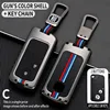 C 2 key gun color single shell short buckle