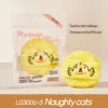 Plush powder puff-fluffy chick