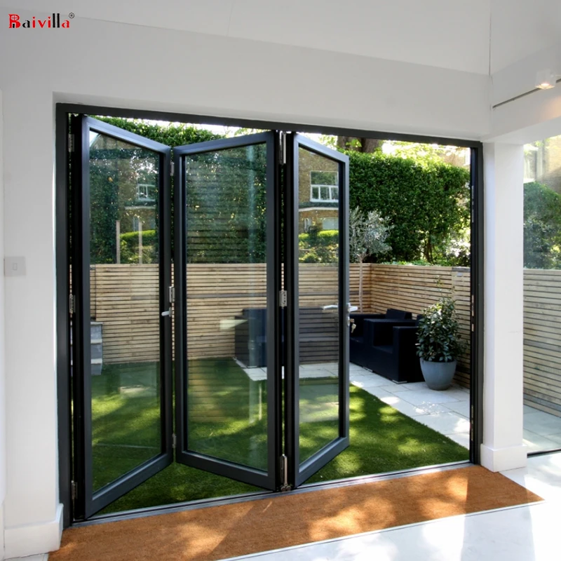 Source 3 Panel Tri Fold Sliding Patio Door Exterior,Folding Glass Exterior  Doors Hurricane Resistancefor Miami Dad County On M.Alibaba.Com