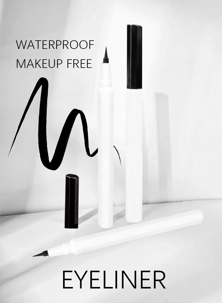 Private Label Logo Black Eyeliner Pencil Custom Eyeliner Liquide Long