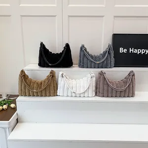 Single Shoulder Handbag for Women 2026 Winter New Plush Bag Hot Selling Trend Mini Shoulder Bag