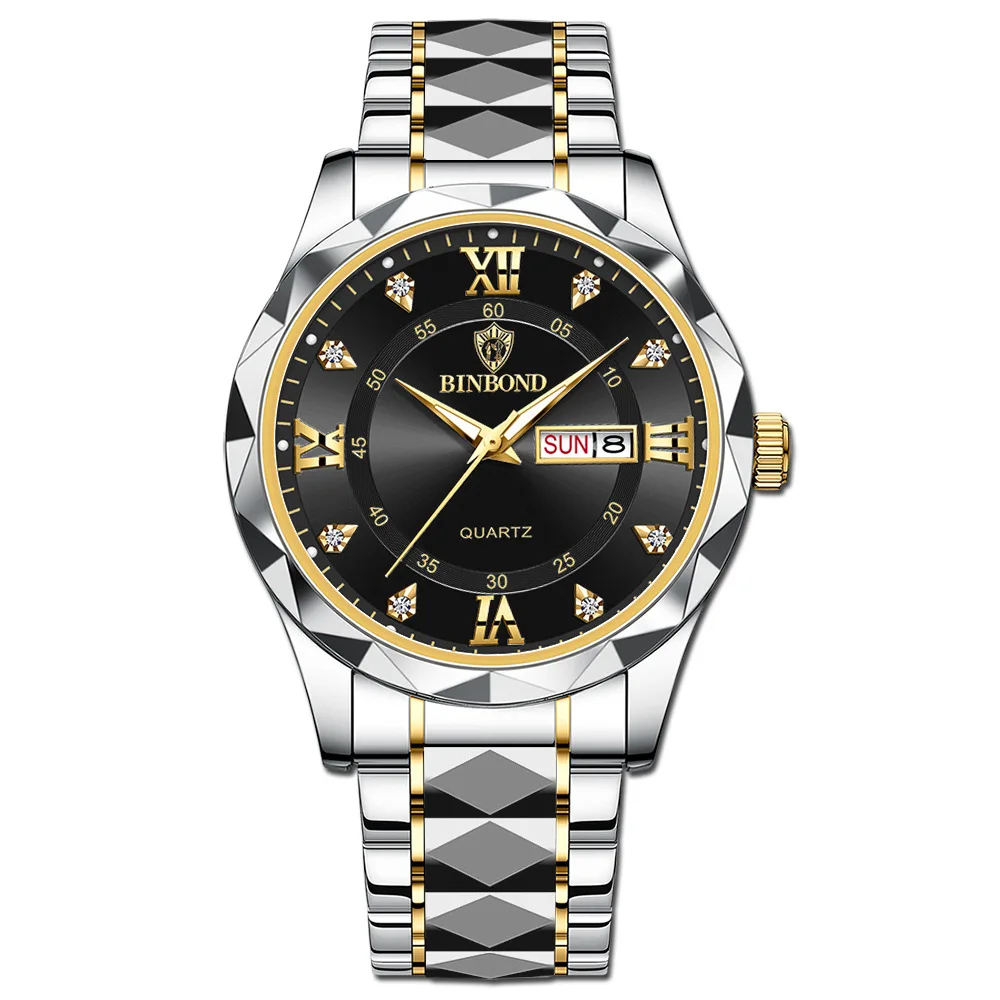 Binbond 2521 B2521 Model Luxury Sport Business Retro Korean Style Quartz Wristwatch Simp aperçu 48