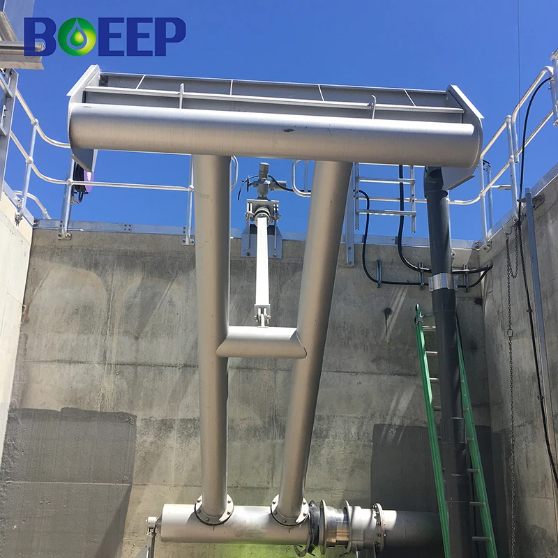 Stainless Steel Mechanical Rotating Decanter Unit for Industrial Wastewater Treatment SBR Process System