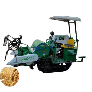 mini wheat crawler harvester /small wheat crawler harvesting machine