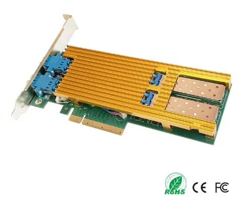 Dual Fiber Ports PCIE  Server Bypass Adapter  10g Network Card with LR