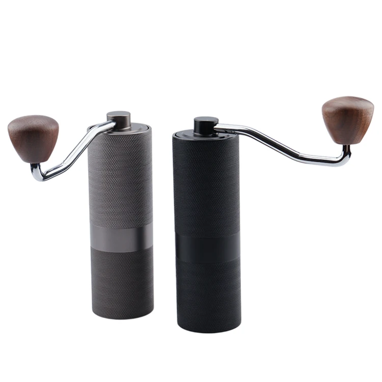 Mini Manual Coffee Bean Grinder Portable Stainless Steel Conical Burr Double Bearing Coffee 4528