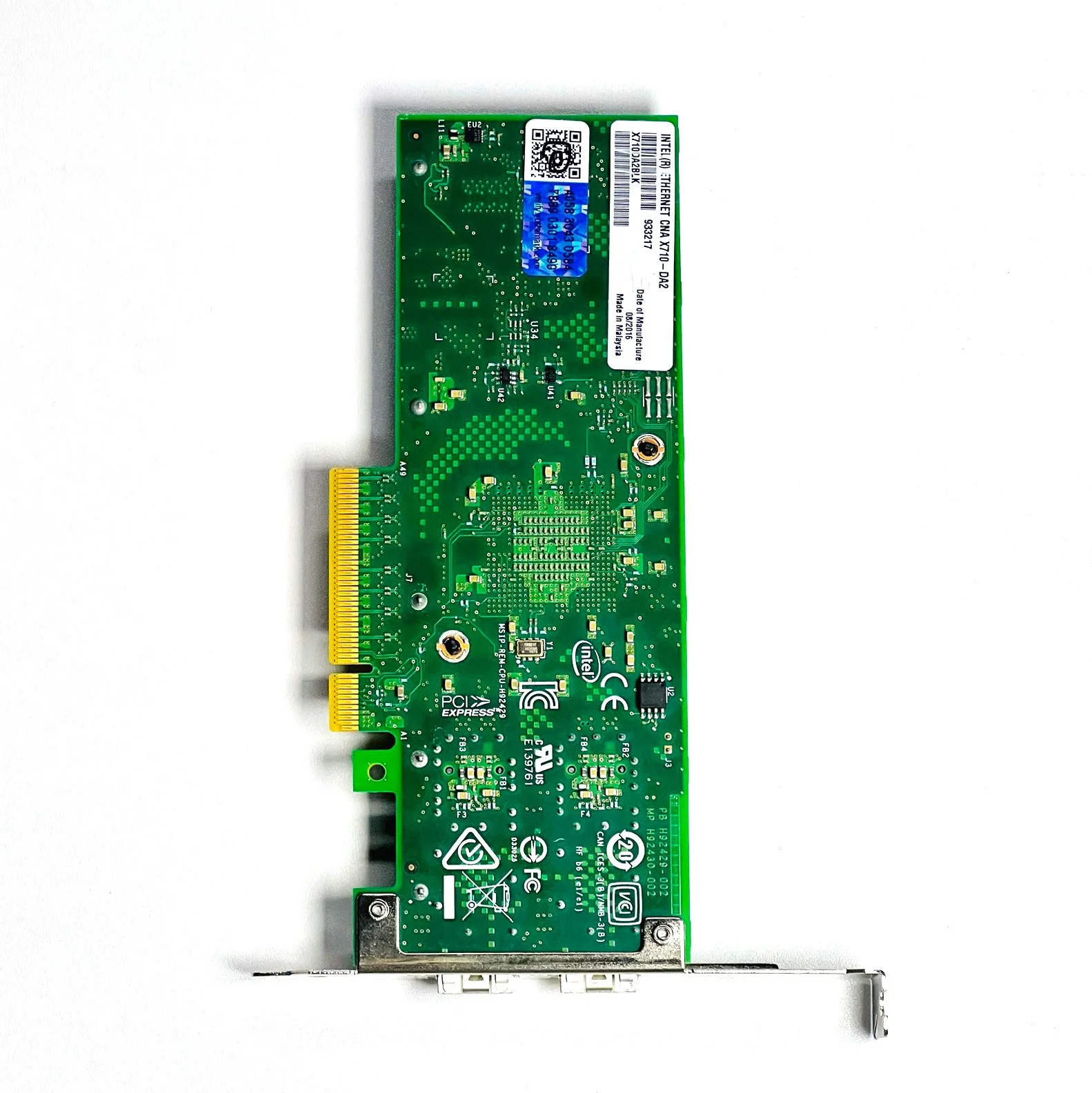 Intel X710 DA2 NIC - Server Adapter for High-Speed Networking