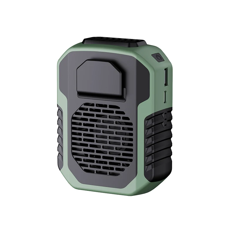 Ventilatore Portatile Con Clip Sotto La Camicia | Raffreddatore Personale A Batteria 4500 MAh | 3 Velocità, Forte Flusso D'Aria, Ricaricabile USB-C | Per Ufficio, Passeggiate, Lavoro