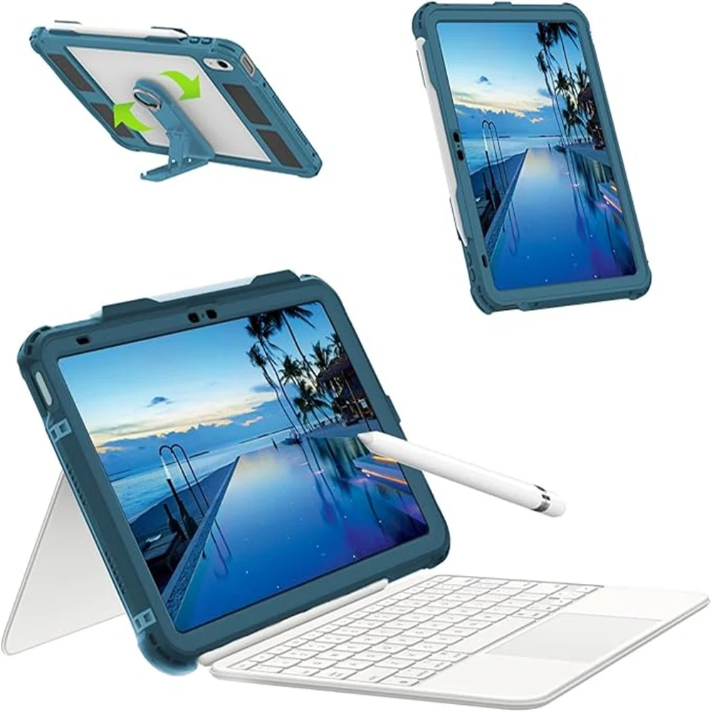 product tablet case for ipad 10th generation shock proof and drop proof waterproof shell laudtec-28