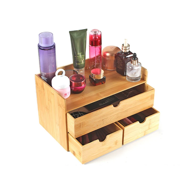 Мини-сосновый бамбуковый ящик для стола коробка хранения в морском стиле офиса или дома с любовной тематикой